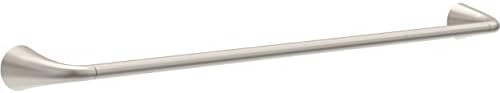 Delta Arvo (1-Pack) 18'' w/ 6" Extender Towel Rack for Bathroom SpotShield Brushed Nickel Extendable 18-24" Towel Bar for Bathroom Wall Towel Holder Rod Wall Mounted ARV18-DN