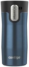 Contigo AUTOSEAL West Loop Vacuum-Insulated Stainless Steel Travel Mug with Easy-Clean Lid 12 oz Blueberry