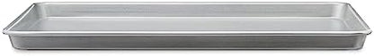 Amazon Basics Ceramic Nonstick Baking Sheets & Cooling Rack Set, Dishwasher Safe, Oven Safe, Half Sheet Size, Gray, 2-Pack