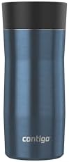 Contigo AUTOSEAL West Loop Vacuum-Insulated Stainless Steel Travel Mug with Easy-Clean Lid 12 oz Blueberry
