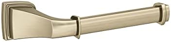 Amerock BH36031BBZ | Golden Champagne Single Post Toilet Paper Holder | 7-7/8 in. (200 mm) Length Toilet Tissue Holder | Revitalize | Bath Tissue Holder | Bathroom Hardware | Bath Accessories