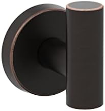 Amerock Arrondi Single Prong Oil-Rubbed Bronze Wall-Mounted Hook