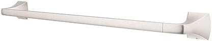 Pfister Bruxie Bath Towel Bar for Bathroom, 24-Inch, Wall-Mounted, Screw-in, Spot Defense Brushed Nickel Finish, BTBBIE2GS