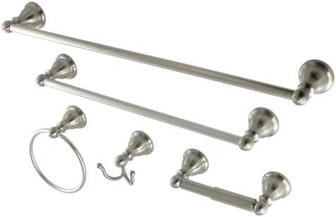 Kingston BAHK5112478SN Bars Bathroom Accessory Set, Brushed Nickel