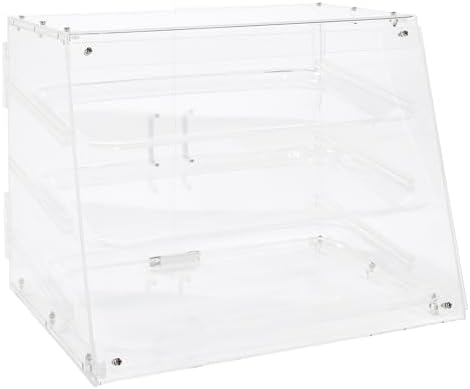 Winco 3-Tier Pastry Display Case, Acrylic Medium
