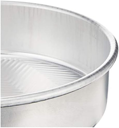 Nordic Ware Prism 9-Inch Round Cake Pan, 2-Pack, Natural