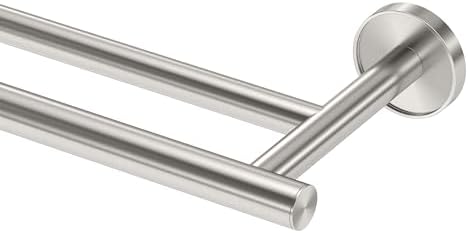 Gatco 5564 Sky Double Towel Bar, 24 Inch, Satin Nickel