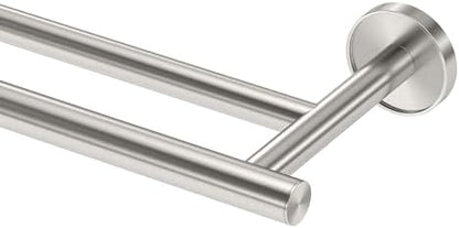 Gatco 5564 Sky Double Towel Bar, 24 Inch, Satin Nickel