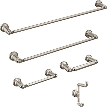 Delta Saylor (1-Pack) 24'' Towel Rack for Bathroom Stainless Steel Towel Bar for Bathroom Wall Towel Holder Rod Wall Mounted 73524-SS