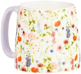 10 Strawberry Street Bella Flora Espresso Demitasse Stack, Set of 4 (Wildflower)