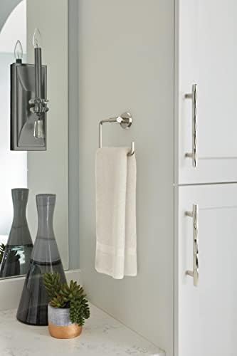 Amerock Arrondi 5" Polished Stainless Steel Towel Ring