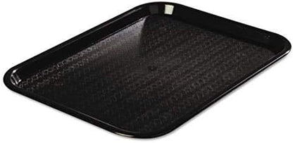 Carlisle Cafe Tray, Fast Food Restaurant Tray, 12 x 16, 1 Ct, Black (Pack of 12)