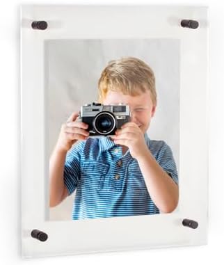 ArtToFrames 12x36 Inch Double Panel Floating Acrylic Picture Frame comes