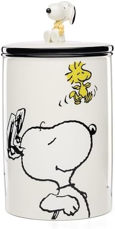 Lenox Chef Snoopy Porcelain Canister, 86oz, for Kitchen Counter