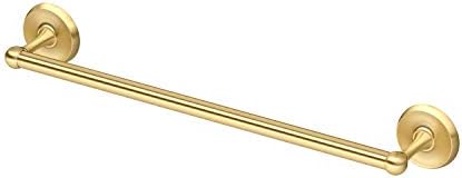 Gatco 5051 Designer II Towel Bar, 18 Inch, Brushed Brass | Wall Mounted Towel Holder for Bathroom