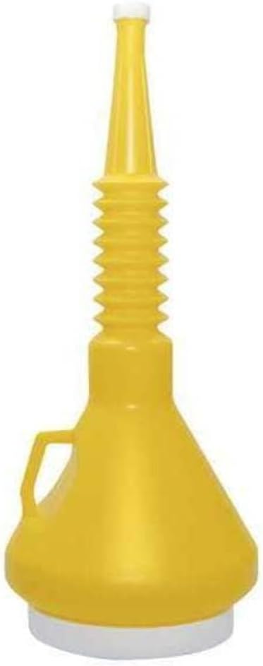 WirthCo 32135 Funnel King Yellow Double Capped Funnel