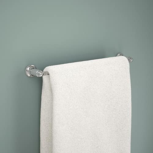Delta Saylor (1-Pack) 18'' Towel Rack for Bathroom Polished Chrome Towel Bar for Bathroom Wall Towel Holder Rod Wall Mounted 73518