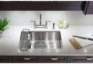 KOHLER K-6429-ST Vault/Strive Utility Rack, Stainless Steel, 1-Pack