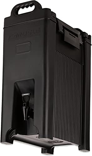 Carlisle FoodService Products Cateraide LD Insulated Beverage Server, Drink Dispenser with Spigot for Commercial or Home Use, 5 Gallon Capacity, 1 Count, Black