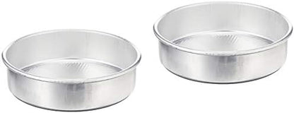 Nordic Ware Prism 9-Inch Round Cake Pan, 2-Pack, Natural