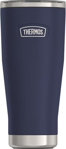 THERMOS ICON SERIES, Stainless Steel Tumbler with Slide Lock, 18 Ounce, Mystic Navy