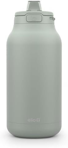 Ello Hydra 64oz Half Gallon Vacuum Insulated Stainless Steel Jug, Sage