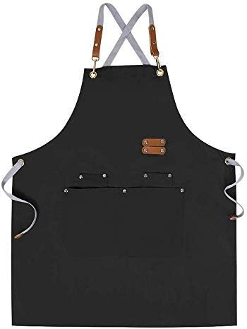 Mignongirl Chef Apron-Cross Back Apron
