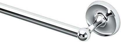 Gatco 5070 Designer II Towel Bar, Wall-Mounted Bathroom Towel Holder, 24" Length Chrome Finish