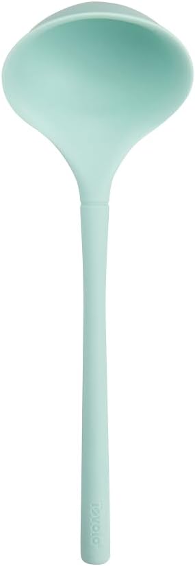 Tovolo Flex Core Small Silicone Ladle Aqua Seafoam Green Heat Safe Silicone