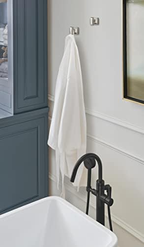 Amerock BH3603026 | Chrome Single Robe Hook | 2-5/16 inch (59 mm) Length Towel Holder | Revitalize | Towel Hook for Bathroom | Bathroom Hardware | Bath Accessories