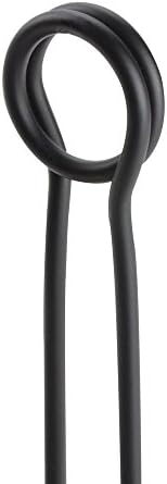 American Metalcraft SRBNB1 Semi-Round Wire Birdnest Condiment Rack Holder, Wrought Iron, Black