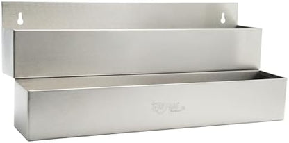 Winco Double Speed Rail, 22-Inch, Stainless Steel