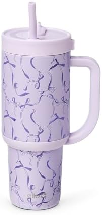 Ello Oasis 30oz Insulated Stainless Steel Tumbler with Straw, Take a Bow