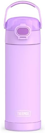 THERMOS FUNTAINER Water Bottle with Spout, 16oz, Neon Purple