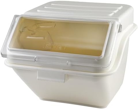 Winco 10 Gallon Beige Shelf Ingredient Bin