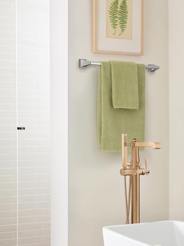 Amerock Mulholland 24" Polished Nickel Towel Bar