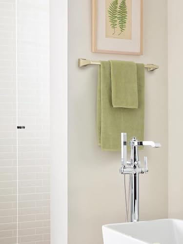 Amerock Mulholland 24" Golden Champagne Towel Bar
