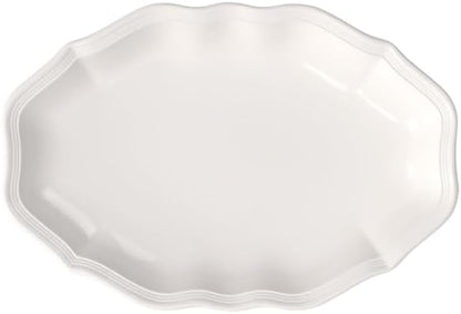 Villeroy & Boch Manoir Pickle Dish 9.5 Inches, Premium Porcelain, Made in Germany, White