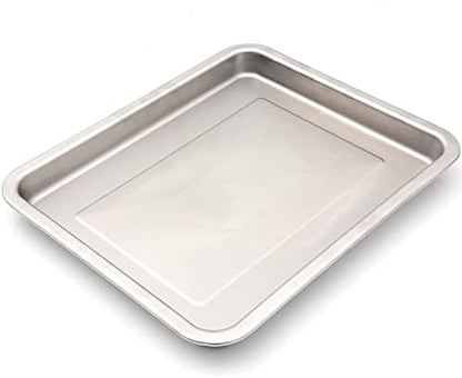 NUWAVE Genuine 9-Piece Ultimate Baking Kit, 1.3” Deep SS Roasting Tray, 4 SS Racks, 4 - 11.5”x13” Silicone Baking Mats, Compatible w/ All Bravo XL Air Fryer Oven Models 20801,20802, 20811, 20850