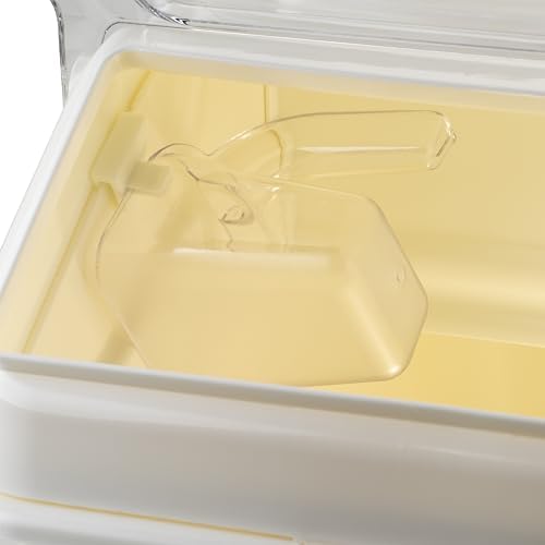 Winco 10 Gallon Beige Shelf Ingredient Bin
