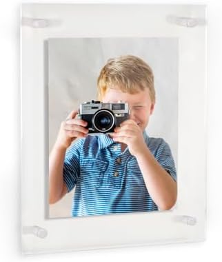 ArtToFrames 18x28 Inch Double Panel Floating Acrylic Picture Frame comes