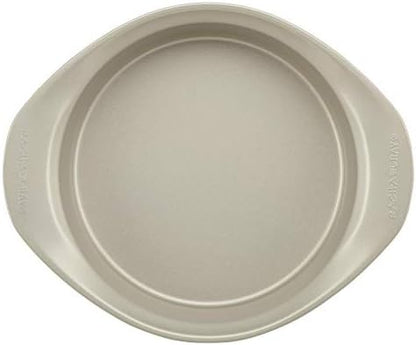 Rachael Ray Nonstick Bakeware Set without Grips includes Nonstick Bread Pan, Baking Pans, Cake Pans, Cookie Sheet / Baking Sheet - 10 Piece, Silver