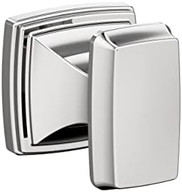 Amerock BH3603026 | Chrome Single Robe Hook | 2-5/16 inch (59 mm) Length Towel Holder | Revitalize | Towel Hook for Bathroom | Bathroom Hardware | Bath Accessories