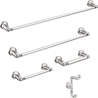 Delta Saylor (1-Pack) 18'' Towel Rack for Bathroom Polished Chrome Towel Bar for Bathroom Wall Towel Holder Rod Wall Mounted 73518