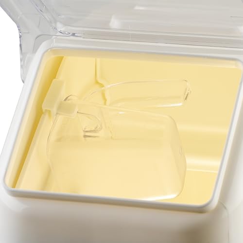 Winco 5 Gallon White Shelf Ingredient Bin