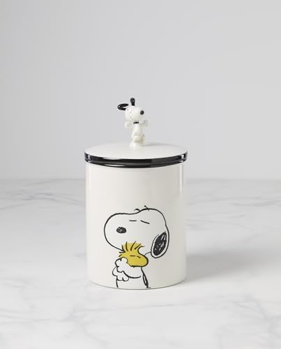 Lenox Chef Snoopy Canister with Lid, 1-Piece, for Kitchen Counter