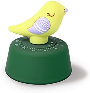 Mechanical Kitchen Timer, Cute Wind Up 60-Minute Manual Countdown