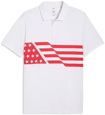 PUMA Men's X Volition Flag Golf Polo