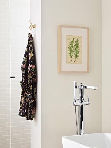 Amerock Mulholland Double Prong Champagne Bronze Wall-Mounted Hook