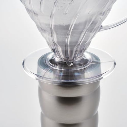 Hario V60 Plastic Coffee Dripper, Size 03, Clear